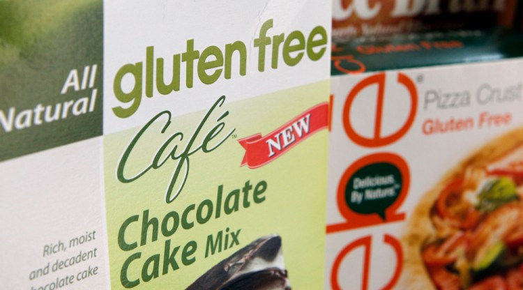 a variety of foods labeled Gluten Free are displayed in Frederick, Md. Starting this week, "gluten free" labels on packaged foods have real meaning. Until now, the term "gluten free" had not been regulated, and manufacturers made their own decisions about what it means.