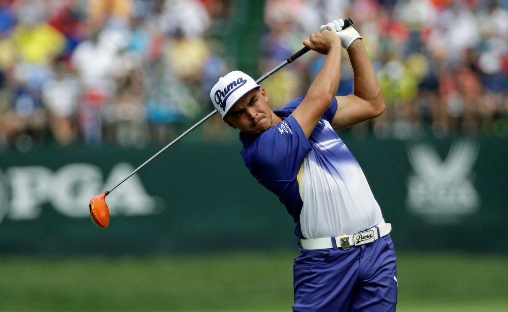 Rickie Fowler is again chasing Rory McIlroy in a major tournament, but this time he enters the final round only two shots back after shooting a 67 in the third round. The Associated Press