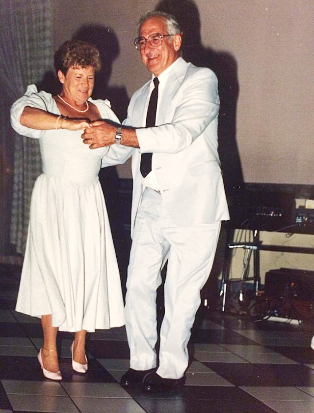 Henry Valente dances with his wife, Katherine, in the 1980s. Courtesy photo