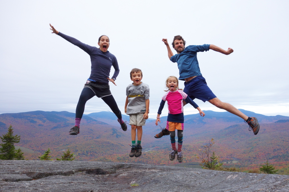 The Kallin family finished their thru-hike of the Appalachian Trail from Georgia to Maine on Monday, they report on their blog.