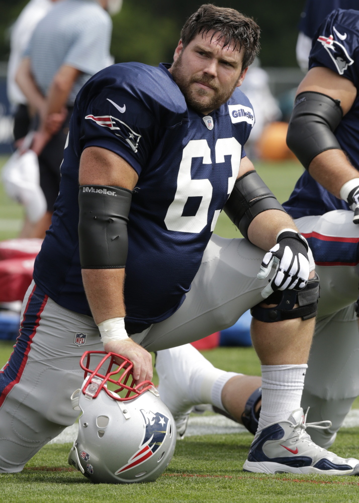 Dan Connolly appears set as one of the starters on the offensive line, but where? Could be at guard, could be at center. 