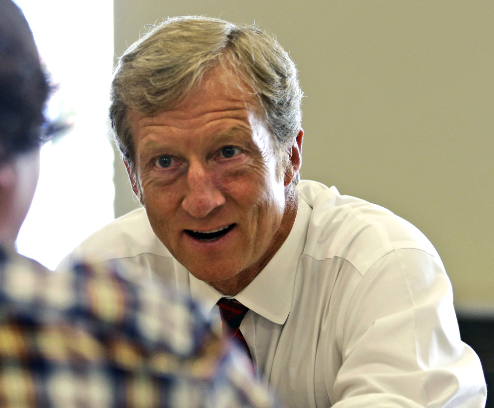 Tom Steyer electrified the political world with his promise to raise and spend as much as $100 million to make climate change an issue in this year’s elections, but he’s now running out of time. On pace to raise far less money, Steyer’s group has a relatively minor presence on the air. He now says his biggest impact will be a get-out-the-vote effort.