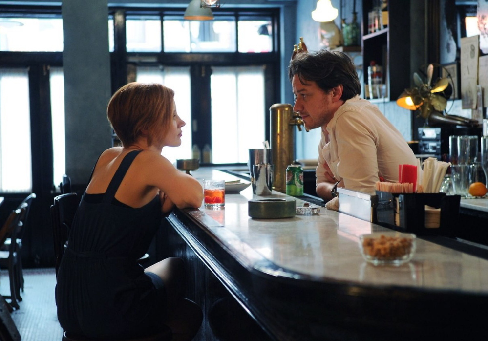 Jessica Chastain and James McAvoy in “The Disappearance of Eleanor Rigby.”