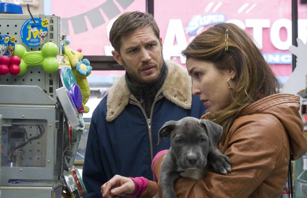 Tom Hardy and Noomi Rapace in “The Drop.”