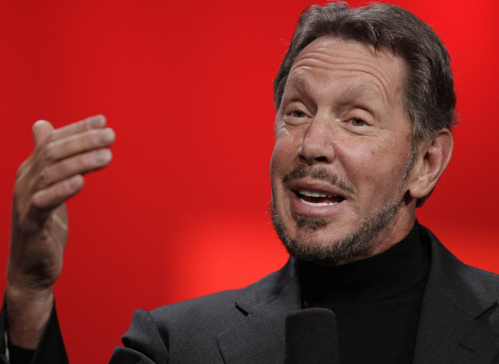 Oracle co-founder Larry Ellison, 70, the company’s biggest shareholder with a 25 percent stake, is stepping down as CEO.