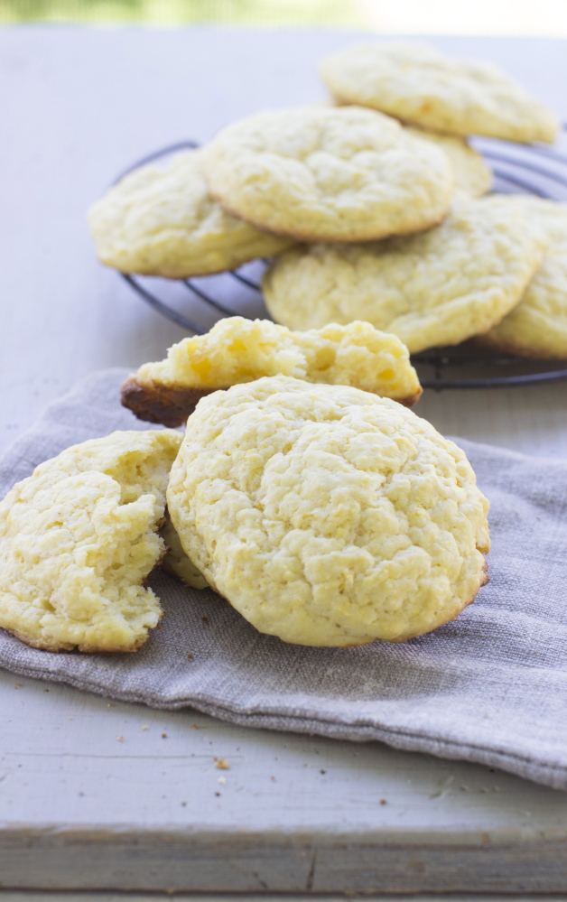 Easy biscuits made with butternut squash and butter.