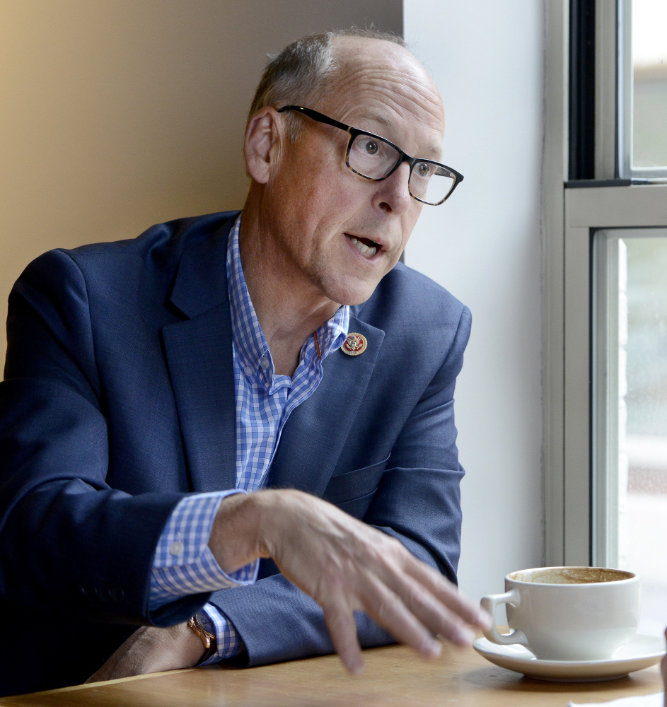 U.S. Rep. Greg Walden, R-Ore., chairman of the National Republican Congressional Committee, speaks during an interview Tuesday at the Arabica coffee shop in Portland.