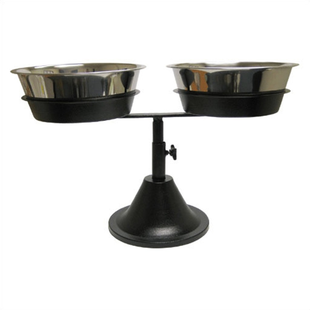 A set of elevated dishes, which are adjustable, is a good idea for dogs with joint issues. There are ones available for cats too. The Associated Press / Wayfair.com