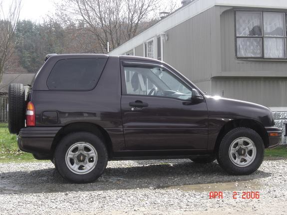 Police are seeking this 1999 Chevy Tracker in connection with a high-speed chase in Durham.