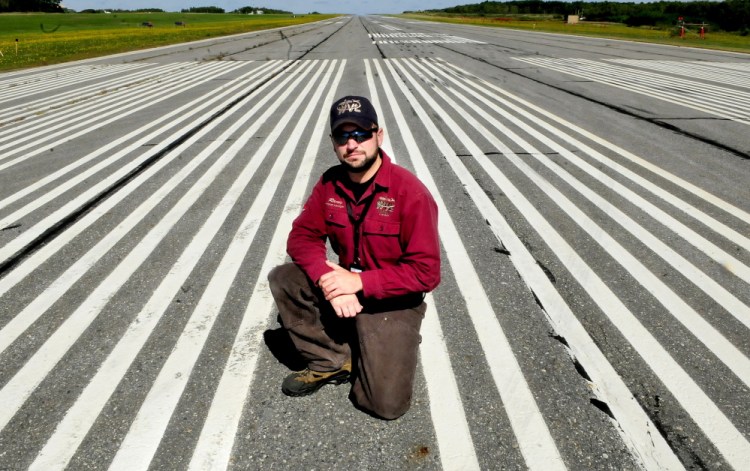 Randy Marshall, manager of the Robert Lafleur Airport in Waterville airport on Monday, says planned work there "will kind of renew the life of the airport."