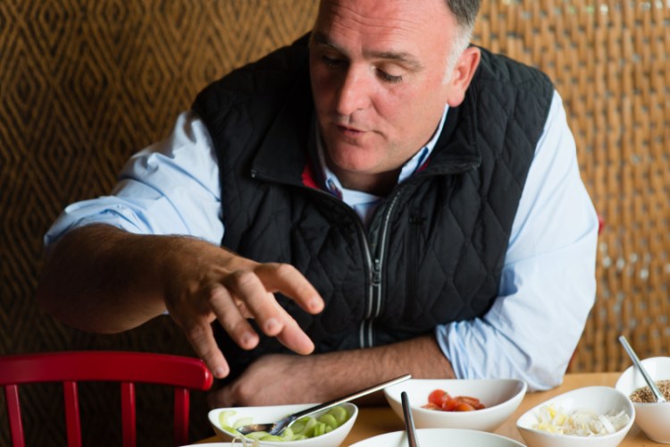 Jose Andrés, discusses his plans to open a fast-casual restaurant focused on vegetables at his Washington restaurant Jaleo. 