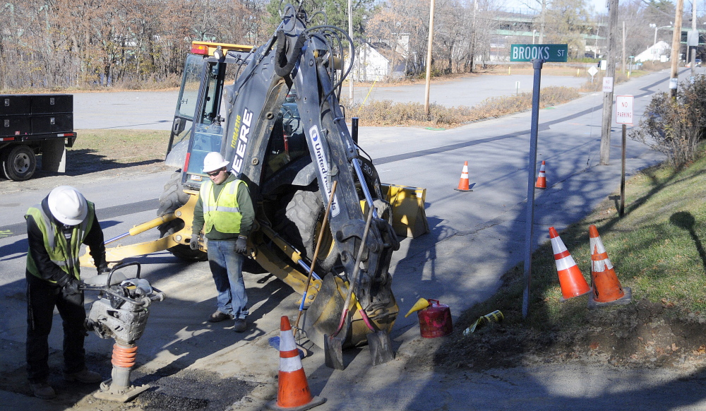 Summit Natural Gas of Maine faces a possible $150,000 fine after an investigation found the company damaged sewer lines in 25 places, most of them in Augusta and Gardiner. Andy Molloy/Kennebec Journal