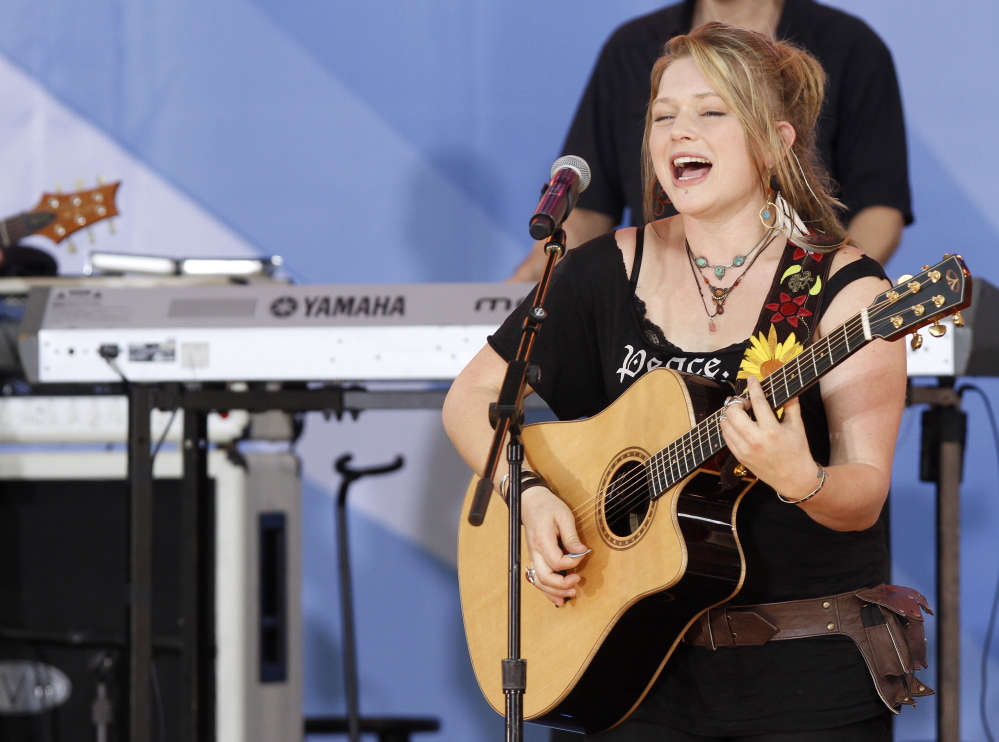 Crystal Bowersox is at One Longfellow Square in Portland on Nov. 9.