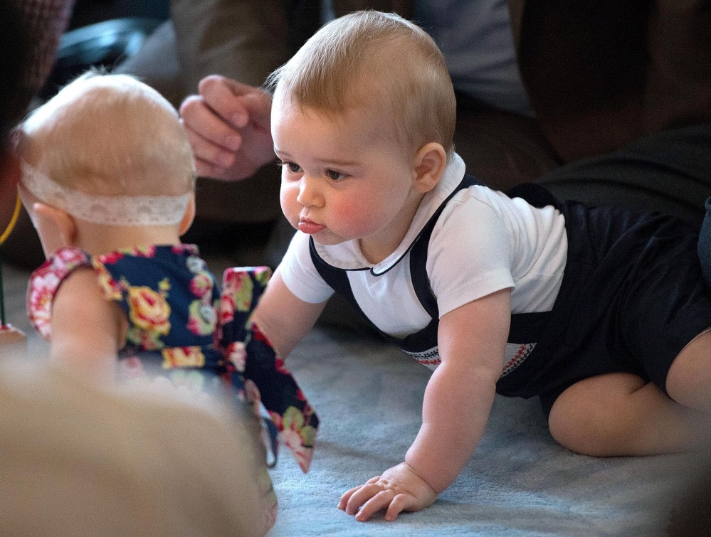 Prince William and his wife, Kate,  want to spare their son, Prince George, shown here, intense media coverage.