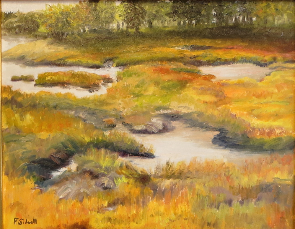 “October Salt Marsh,” by Felicity Sidwell.