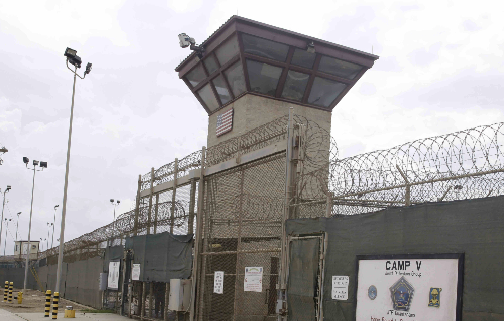 Photo taken in June shows the entrance to Camp 5 and Camp 6 at the U.S. military’s Guantanamo Bay detention center at Guantanamo Bay Naval Base, Cuba.