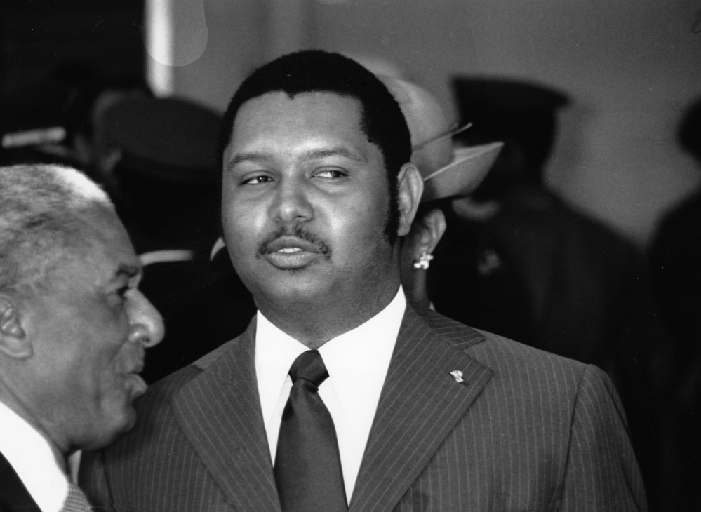 Jean-Claude Duvalier is shown in 1975.