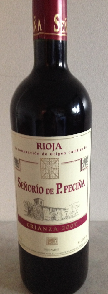 Señorio de P. Peciña makes Rioja the good old way.