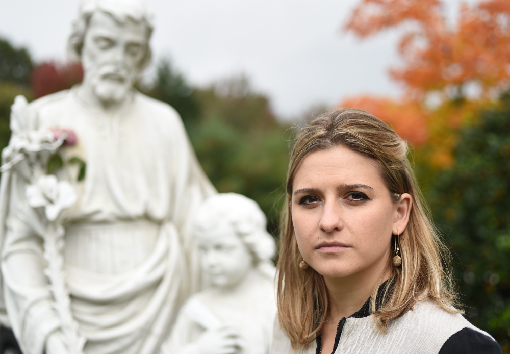 Anne Marie DeMent, photographed near her family home in Silver Spring, Maryland, grew up in a deeply Catholic family and faced a difficult time when she came out as a lesbian. She has been buoyed, though, by Pope Francis’ messages of inclusion.