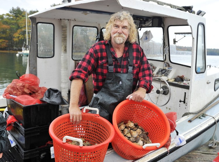 Maine oyster farmer Jeff "Smokey" McKeen