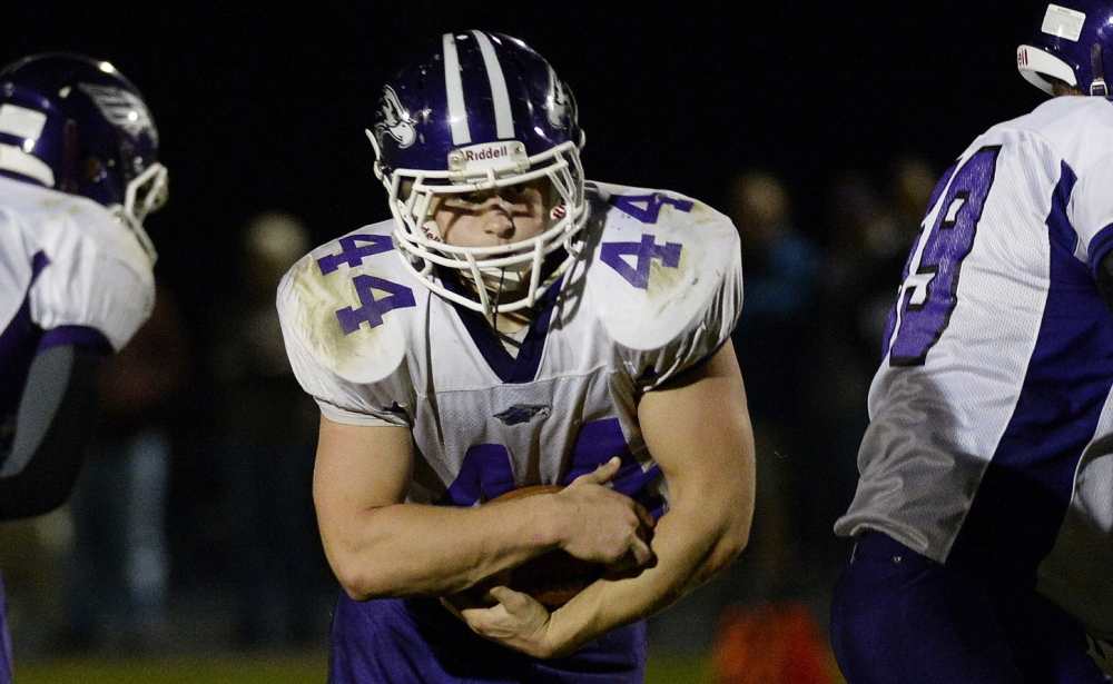 Brett Gerry has been huge for Marshwood, a team so powerful that he never gets to play in the fourth quarter.