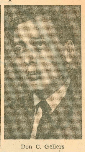 Don Gellers. File photo from an article published by the Press Herald on March 14, 1966.