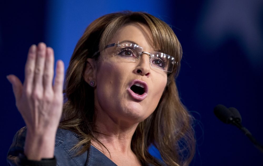 Sarah Palin, the unsuccessful Republican vice presidential candidate in 2008, said she hopes to return to politics.