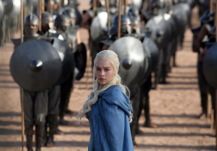 Emilia Clarke as Daenerys Targaryen in a scene from "Game of Thrones." HBO plans to offer a stand-alone version of its popular video-streaming service.