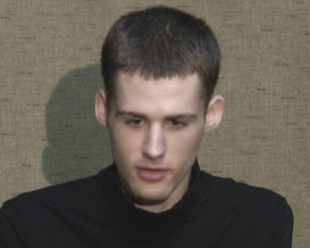 U.S. citizen Matthew Todd Miller speaks at an undisclosed location in North Korea in August. The US announced Saturday the release of Americans Miller and Kenneth Bae, who were detained in North Korea, saying they’re on way home.
