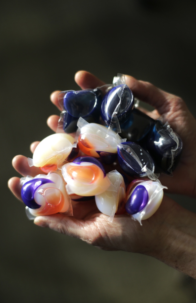Detergent "pods" led to 17,230 calls to poison centers and 769 hospitalizations of children in just two years, a study shows.