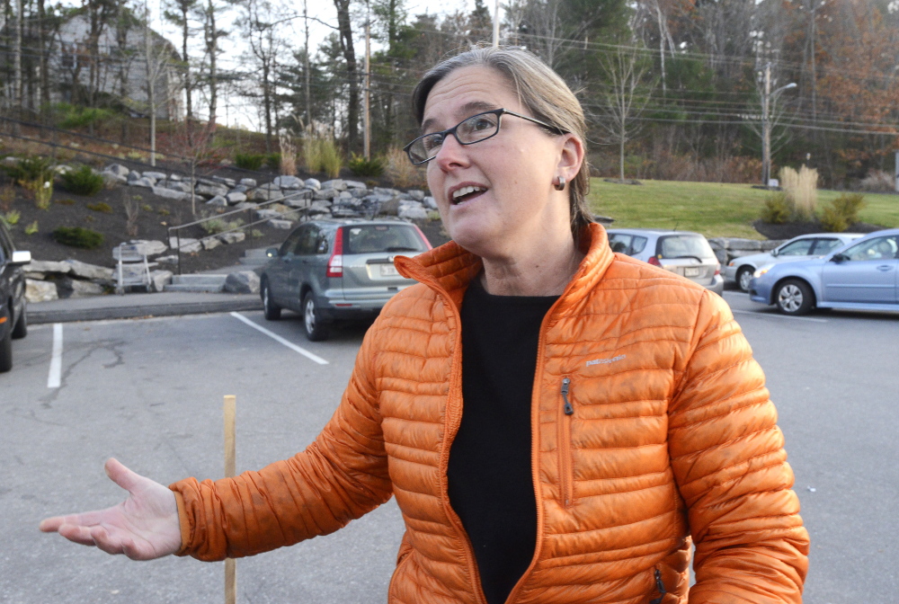 Freeport resident Naomi Beal gives her view Monday on Kaci Hickox and her boyfriend, Ted Wilbur. “I’m just astounded at the commentary of people calling her selfish,” Beal said.
John Patriquin/Staff Photographer