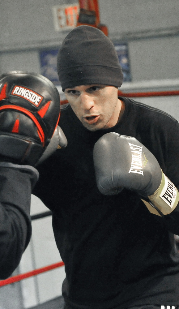 Jason Quirk training at the Portland Boxing Club in 2014.