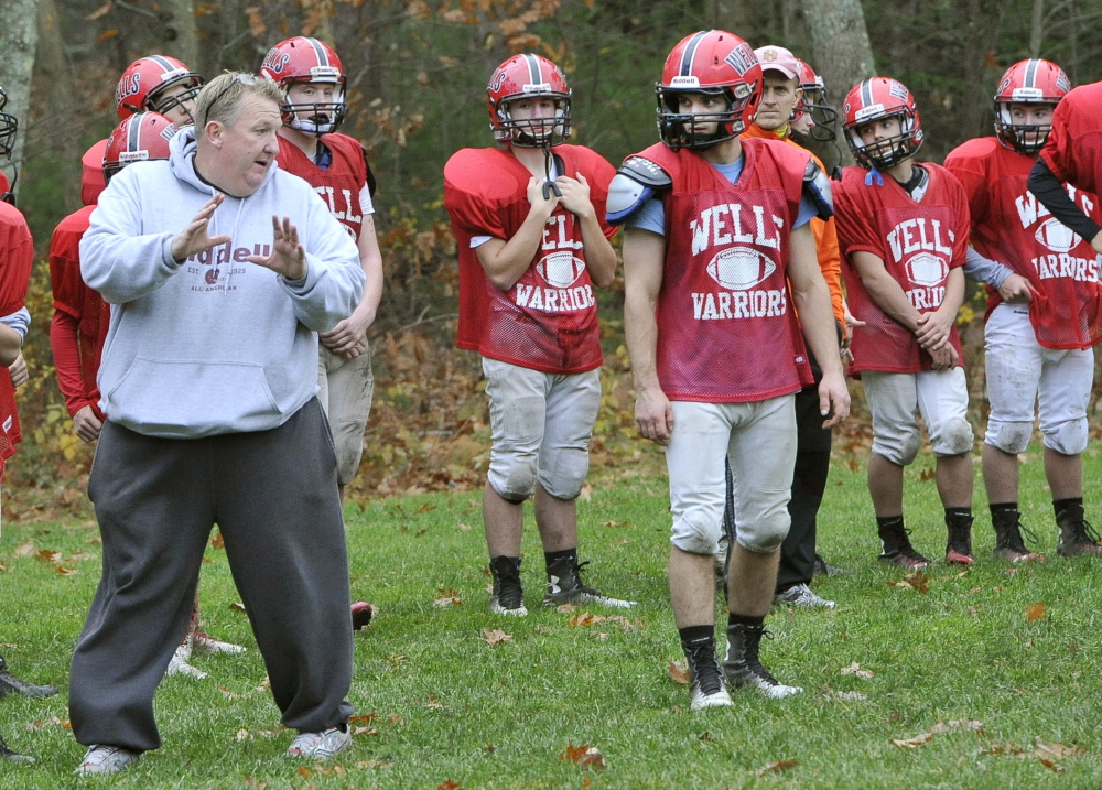 Wells Coach Tim Roche had to make adjustments during the season as a young defense slowly became a force in Western Class C. Now the adjustments are complete and the Warriors, after upsetting Spruce Mountain, will be in the regional final Saturday at Leavitt.