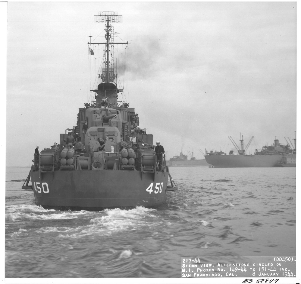 The USS O’Bannon was the ship Lendall Knight, 95, served on during World War II.  Knight was a lieutenant in the Navy when he fought in the Naval Battle of Guadalcanal in 1942.
