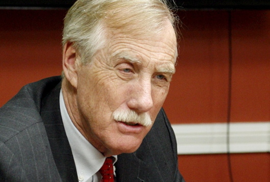 "We have a plan to treat it, and plan for a full recovery," Sen. Angus King says.