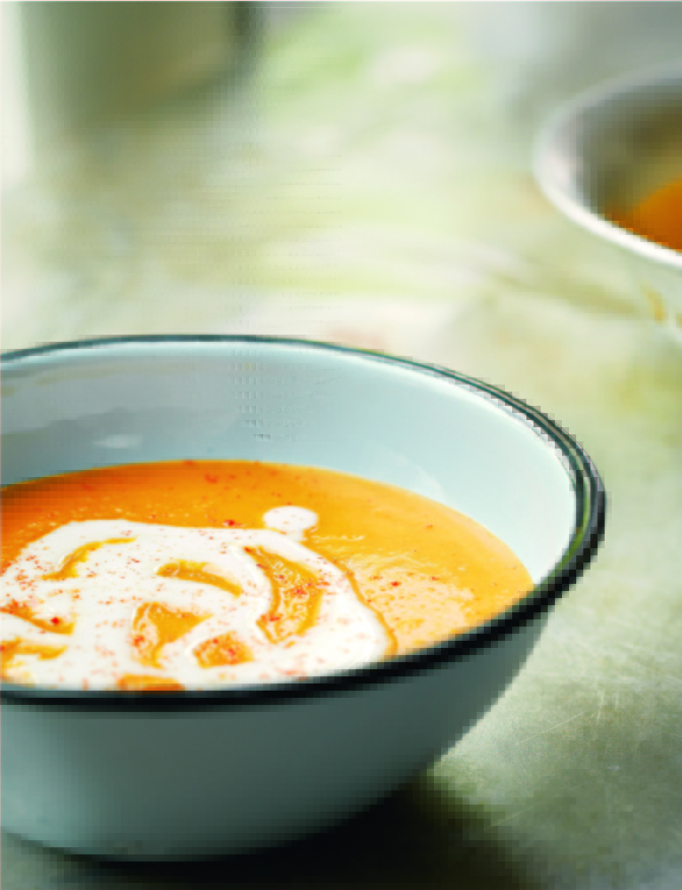 Spiced Butternut Squash and Coconut Soup