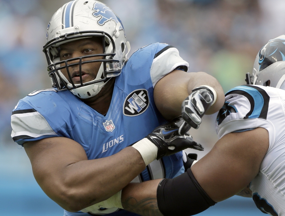 Ndamukong Suh is a pivotal member of a Detroit Lions defense that’s been stifling opponents, ranked first in the league.