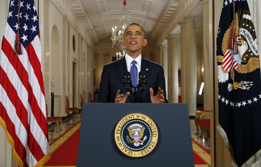 President Obama announces his executive actions on immigration during a nationally televised address from the White House on Thursday night. Obama outlined a plan to relax U.S. immigration policy affecting as many as 5 million people. He said his executive actions are a “commonsense” plan consistent with what past presidents from both parties have done.