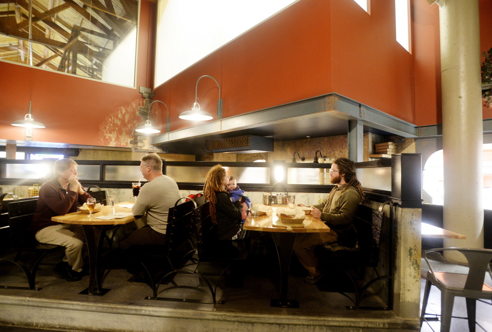 Inside Slab, where diners’ ecstatic exclamations dominate the conversation.