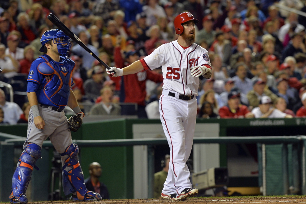 Adam LaRoche is leaving the Washington Nationals for the Chicago White Sox, where he’ll likely be DH. He has 243 career homers and 833 RBI in 11 years with Atlanta, Pittsburgh, Boston, Arizona and Washington.
