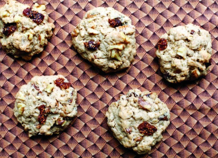Fig-Walnut Oatmeal Cookies from 'A Simple Feast' by Diana Yen, © 2014 by the Jewels of New York Group, LLC. Reprinted by arrangement with Roost Books, an imprint of Shambhala Publications Inc., Boston, MA.