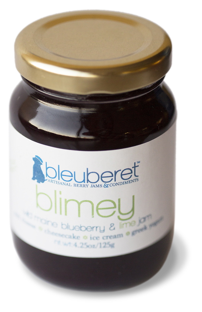 PORTLAND, ME - NOVEMBER 19: Blimey wild Maine blueberry and lime jam by blueberet shot for homegrown on Wednesday, November 19, 2014. (Photo by Yoon S. Byun/Staff Photographer)