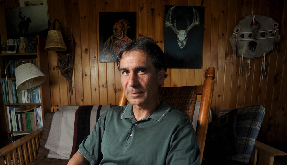 Barry Dana, of Solon, is one of a group of Maine Indians who will meet with Skowhegan school officials early next year to discuss the use of the Indian as a mascot.
