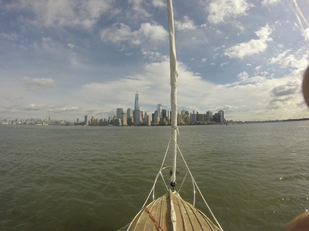 New York City can be seen on the horizon. Sally Gardiner-Smith photo
