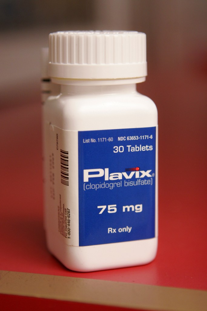 Plavix, manufactured by Apotex Corp., is one of the medications used to thin the blood following the placement of heart stents to open clogged arteries. The Associated Press