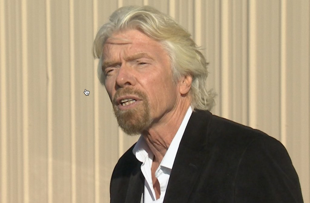 Virgin Galactic founder Richard Branson told Sky News on Monday that the company will move forward despite the crash. Screen image from video