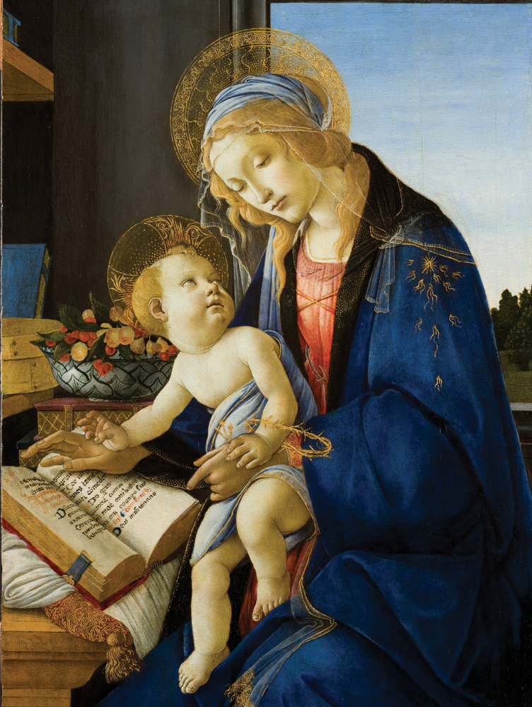 Botticelli’s “Madonna and Child.”