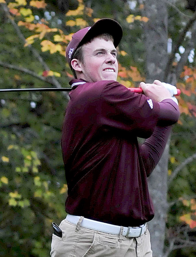 Gavin Douglas, a senior at Maine Central Institute, got an early start in the game because his father is a golf professional and his family owns a golf course – J.W. Parks in Pittsfield.