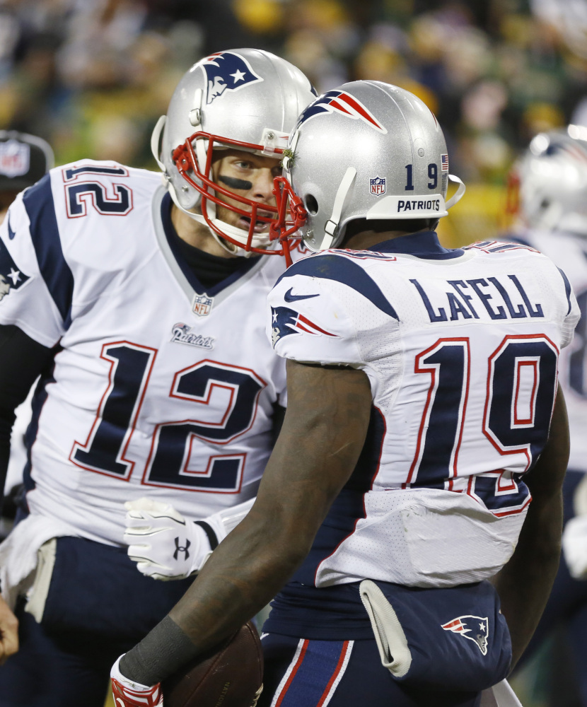 With Brandon LaFell hooking up with Tom Brady, the Patriots, after the first four games of the season, have risen from 24th in the NFL in scoring to the top of the league.