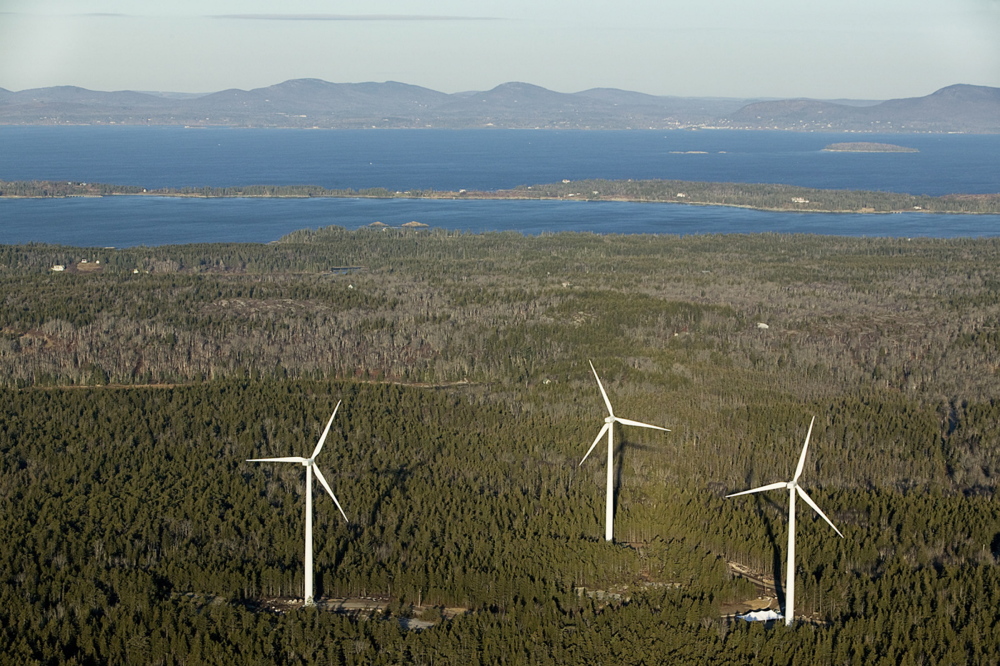 Neighbors have said they would like to limit the operation of three wind turbines on Vinalhaven during certain wind conditions in an effort to reduce noise.
